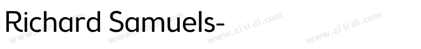 Richard Samuels字体转换